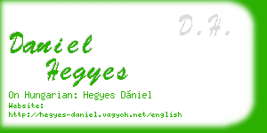 daniel hegyes business card